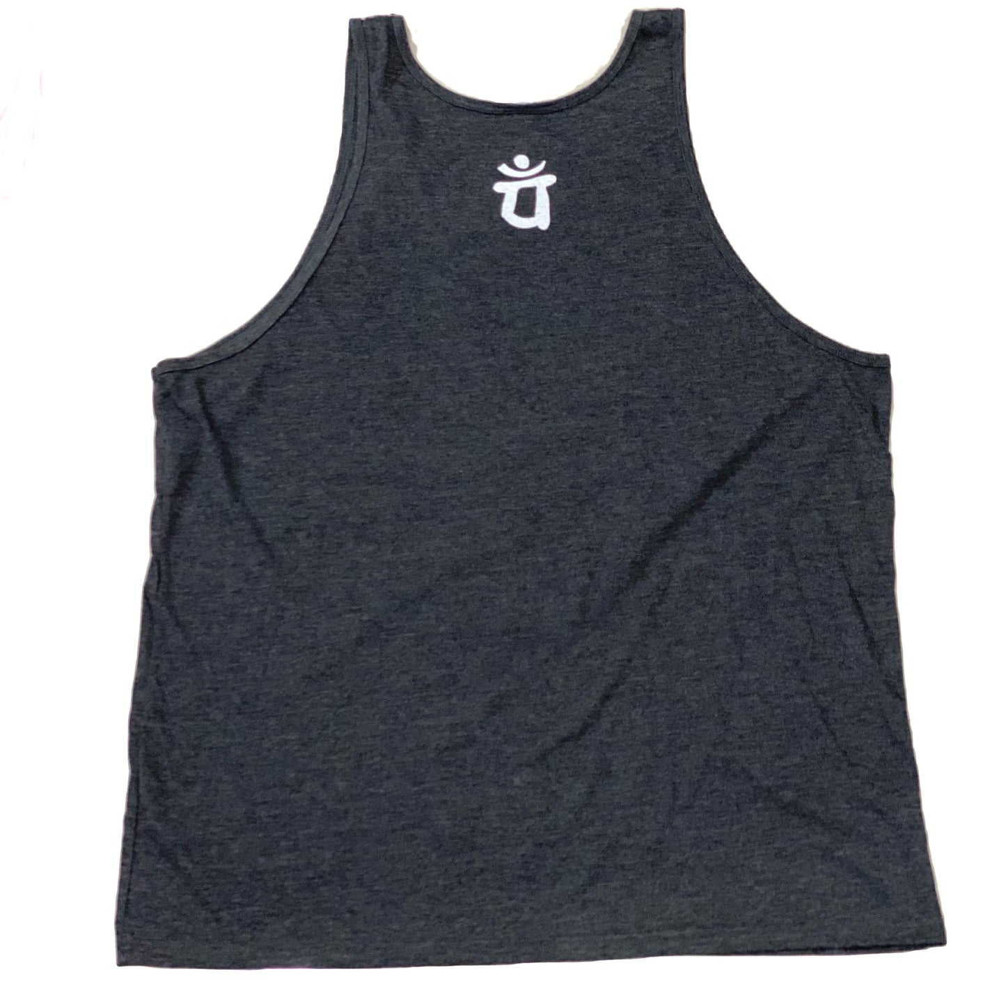 State of Gratitude Unisex, Men's, Women's Tank Top. Athletic Fit. Sleeveless. Jersey Cotton. Heather Grey | Gratitude symbol | Larger than life synonym | Synonym grateful | Grateful apparel | Social Impact